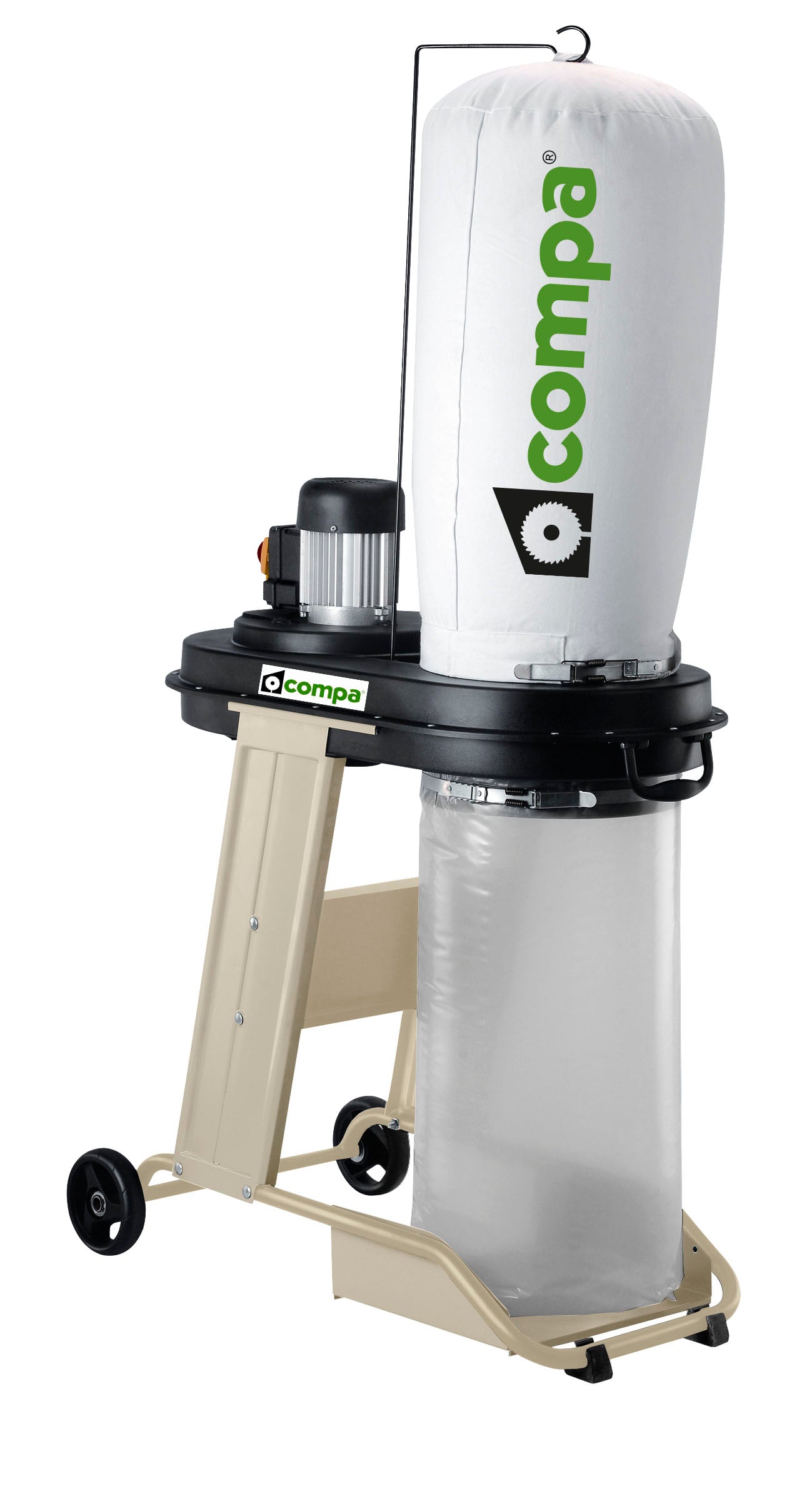 Aspiratore doppio sacco carrellato Acc.32