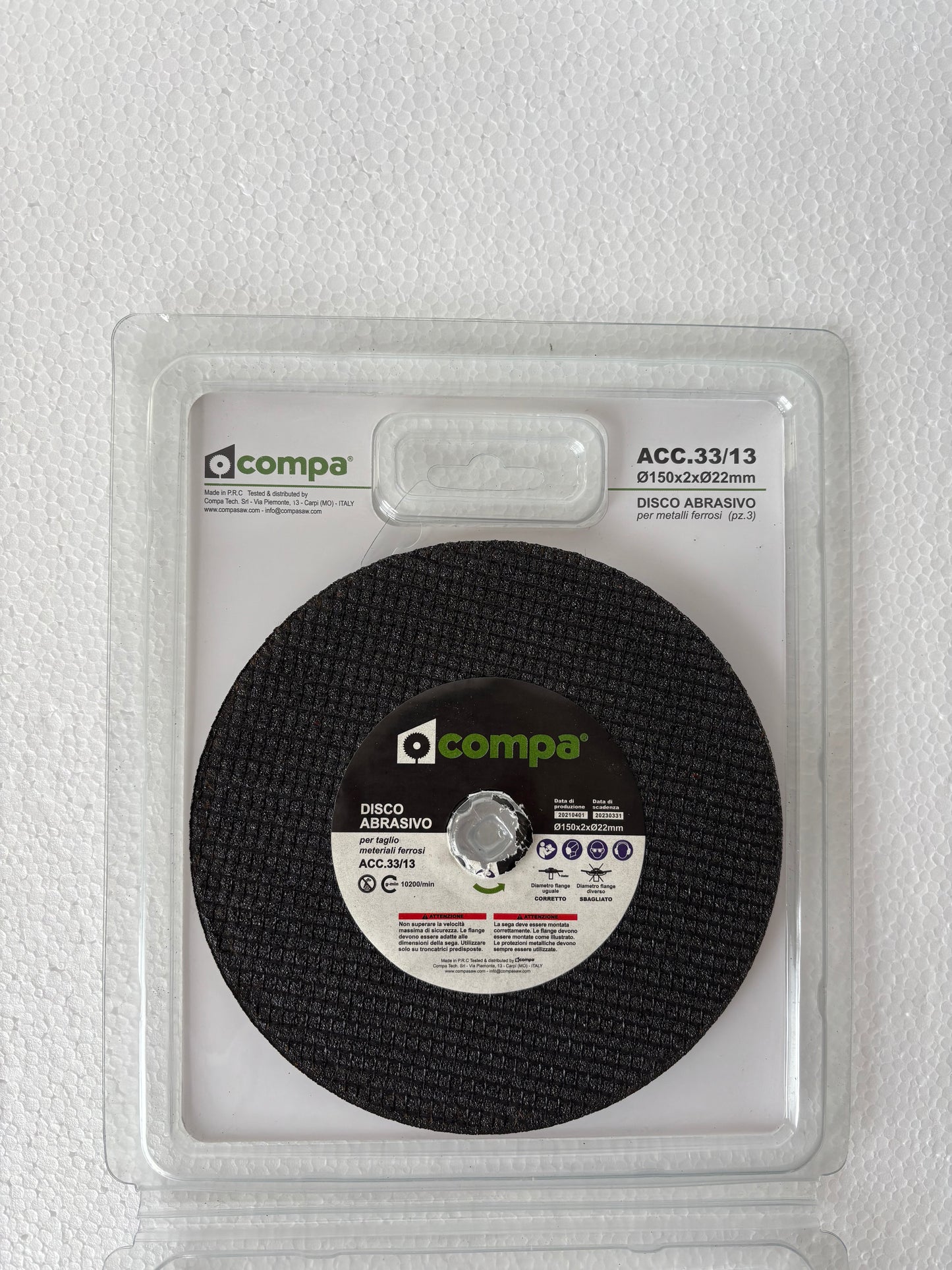 Disco abrasivo Acc.33/13