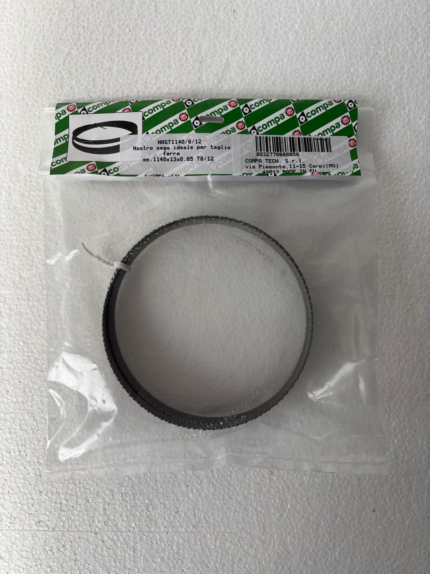 Sega a nastro per materiali ferrosi SC 1140-C + NASTRO 1140 8/12 | PROMO