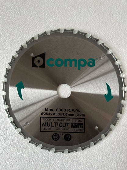 Troncatrice semi-professionale per legno SILVER G.250 EVO + Lama MCUT PLUS  | PROMO