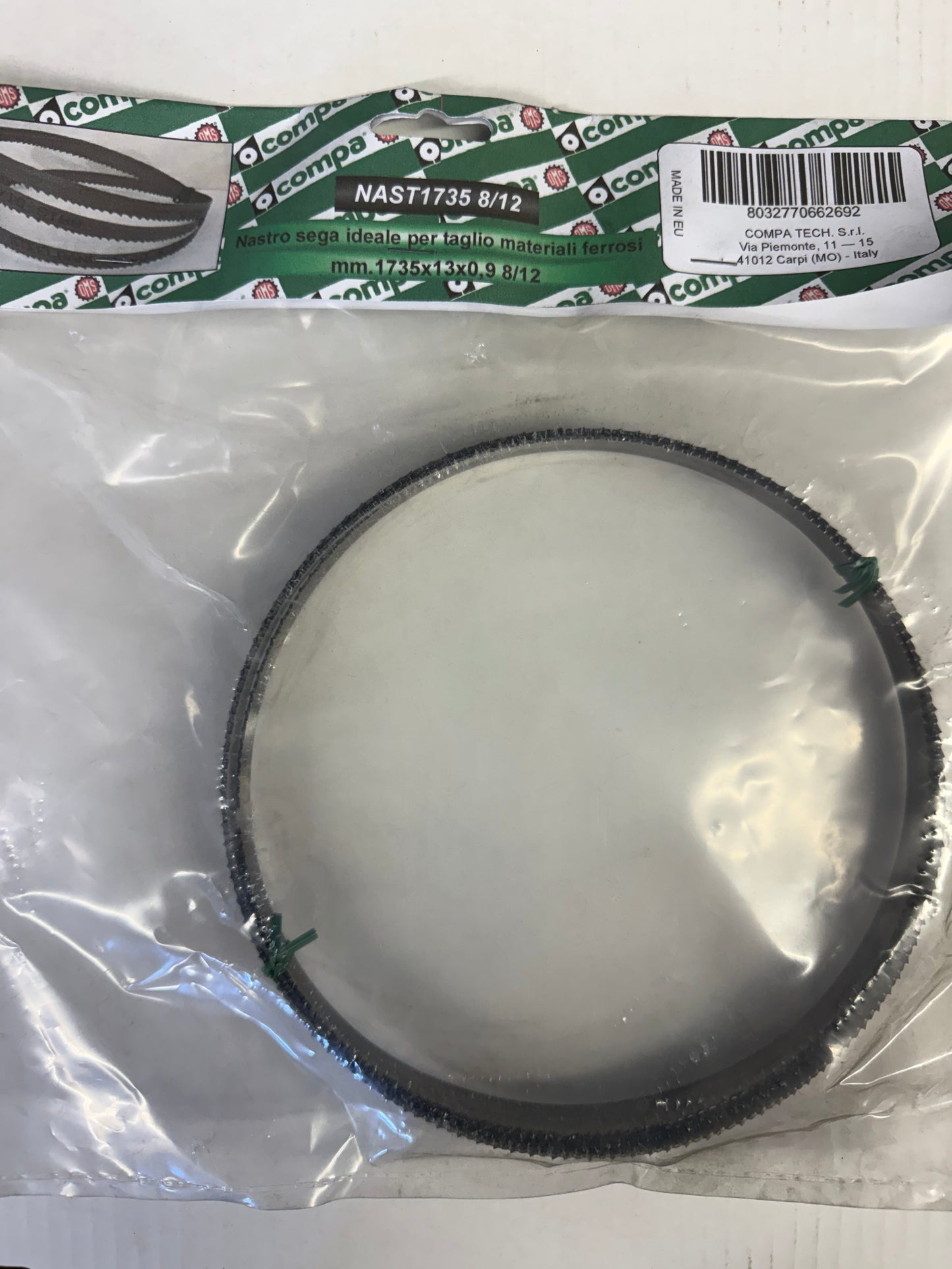 Sega a nastro per materiali ferrosi SC 1735 + NASTRO 1735 8/12 | PROMO