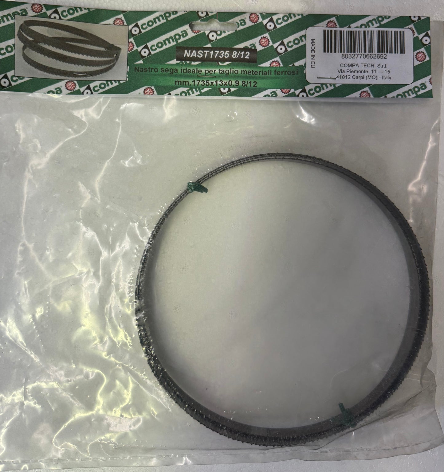 Nastro per materiali ferrosi NAST1735 8/12