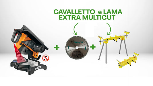 Troncatrice ORANGE 250 + Cavalletto Acc.64 Basic + LAMA MULTICUT | PROMO