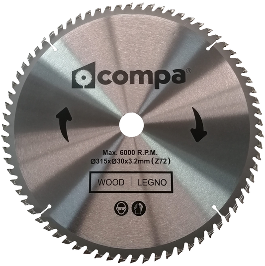 Sega d.315 f.30 Z.72 Widia Legno