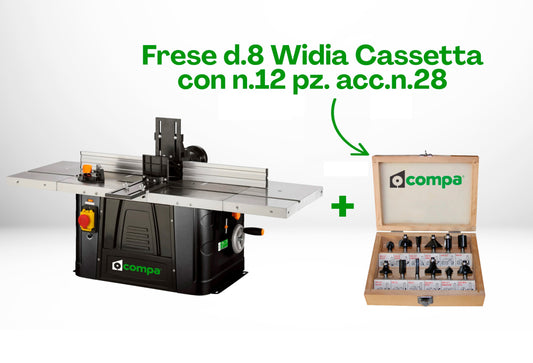 Fresatrice verticale - TV 40 + Cassette Fresa acc.28 | PROMO